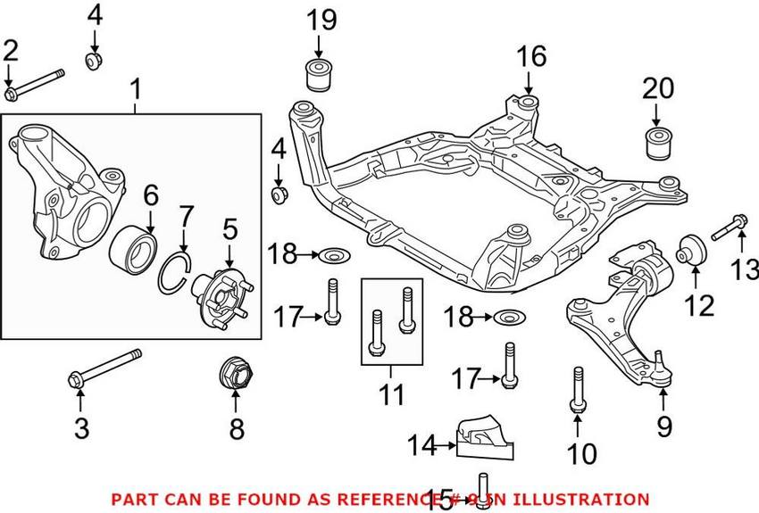 Land Rover Control Arm - Front Driver Side Lower LR078657
